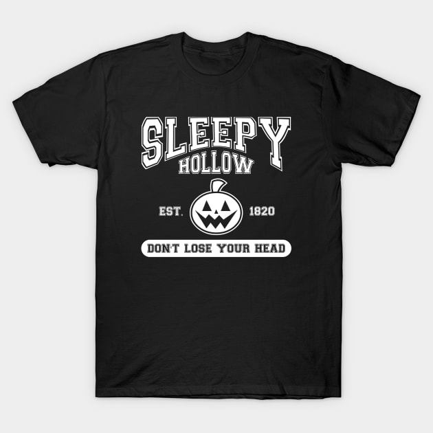 Sleepy Hollow College Design T-Shirt by RobotGhost